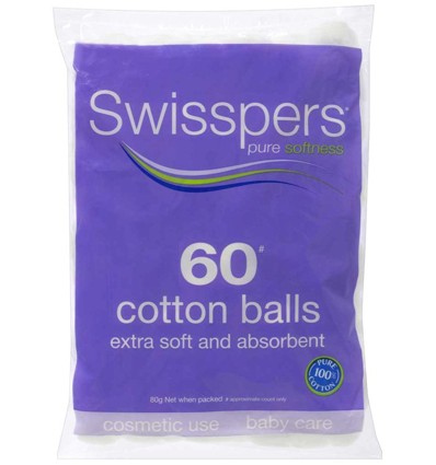Swisspers Cotton Balls 60's x 1