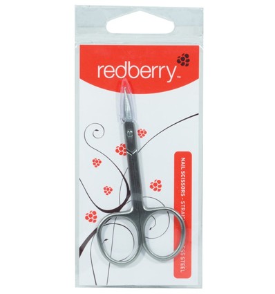 Nail Scissors Redberry x 1