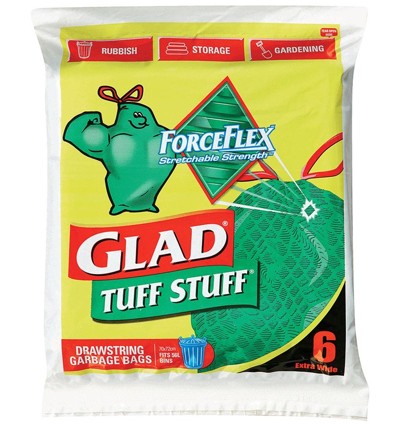 Glad Tuff Stuff Bags 6's x 1