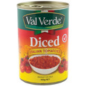 Val-Vert coupé en Dés les Tomates 400g