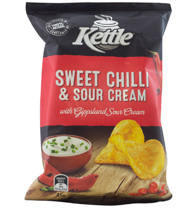 Kettle Sweet Chilli & Sour Cream 45g x 18