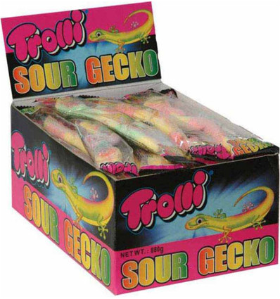 Trolli Sour Gecko 19g x 40