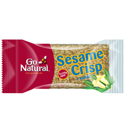 Go Natural Sesame Crisp 40g Pack 24