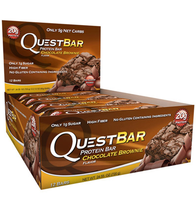 Quest Bar 巧克力布朗尼 60 克 x 12