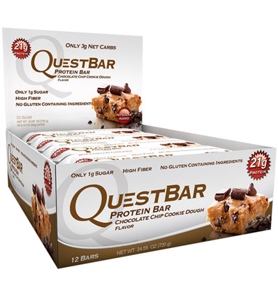 Quest Bar Chocolate Chip Cookie Deeg 60g x 12