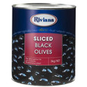 Riviana Foods Sliced Black Olives 3kg x 1