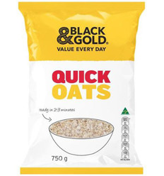 Black & Gold Avena Cottura Rapida 750gm