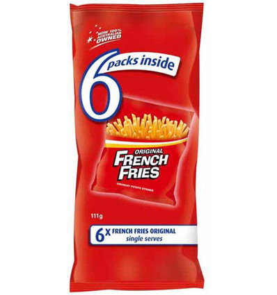 French Fries 6 Pack 111g x 1