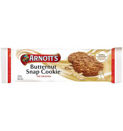 Arnotts Butternut Snap Cookie 250g x 1