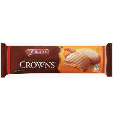 Arnotts Caramel Couronnes 200g