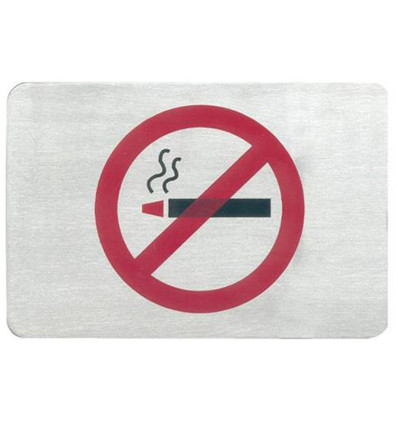 Trenton Stainless Steel No Smoking Symbol Sign 57715 1ea x 1