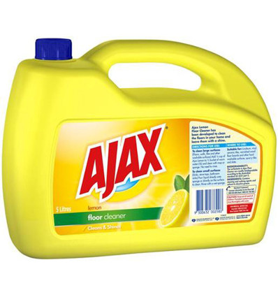 Ajax Lemon Floor Liquid Cleaner 5l x 1