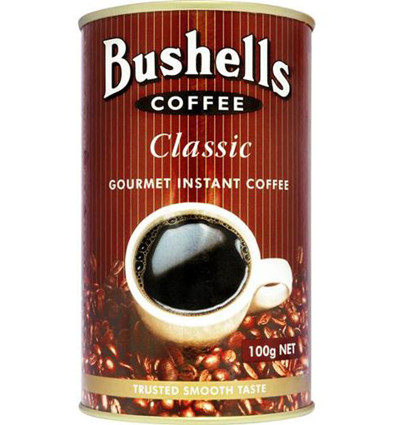 Bushellsクラシックのインスタントコーヒー100gm