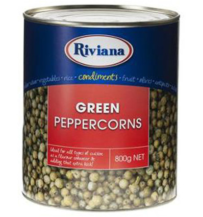 Riviana Foods Groene Peperkorrels 800 gram