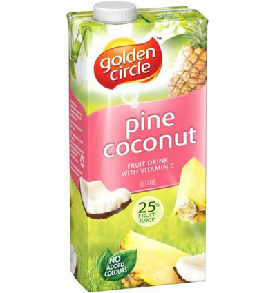 金环菠萝椰子汁1l