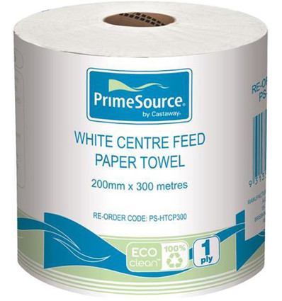 Primesource Centre Fold Paper Towel Roll 300m x 4