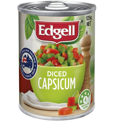 Edgell Diced Capsicum 125g x 1