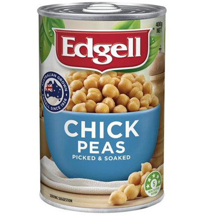 Edgell Chick Peas 400gm x 1