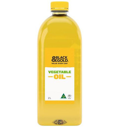 Black & Gold Australian Vegetable Oil 2l x 1