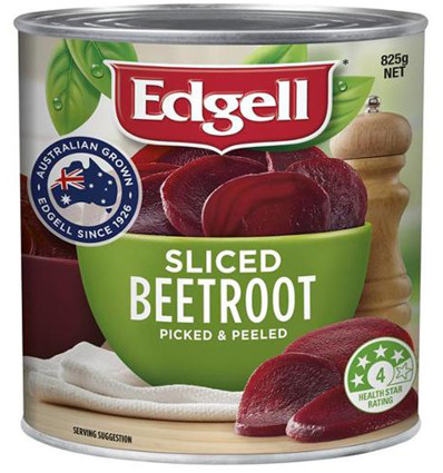 Edgell 切成薄片的甜菜根825克