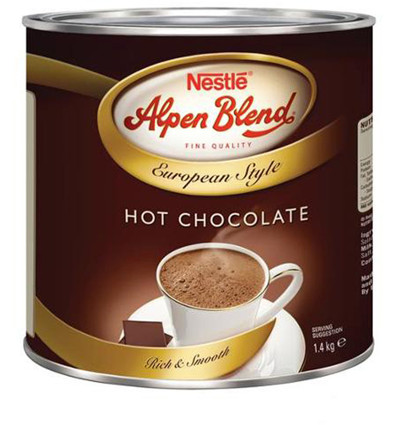 Nestle Alpen Blend Hot Chocolate 1.4kg x 1
