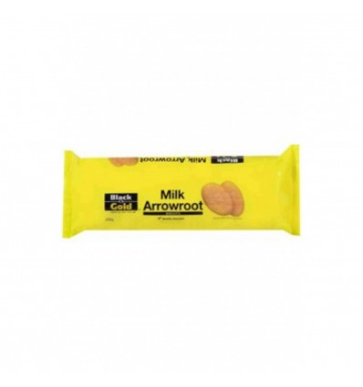 Black & Gold Biscuits Milk Arrowroot 250g x 1