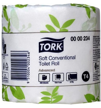 Tork Advanced Toilet Paper Roll 2ply 1ea x 48