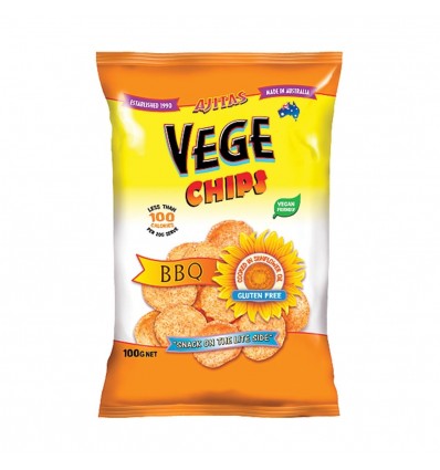 Ajita Vege Chip Bbq 100g x 6