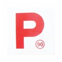 Magnétique P-plaques Rouge