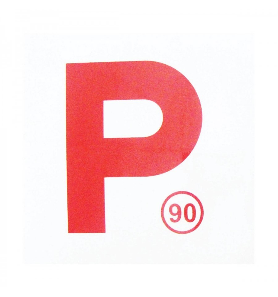 Magnetische P-Platten Rot