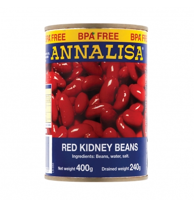 Annalisa Red Kidney Beans 400g x 1