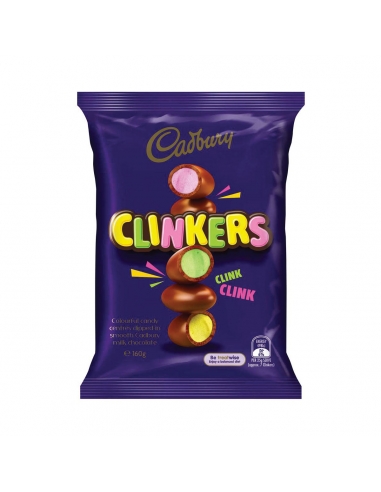 Cadbury klinkers 160g x 18
