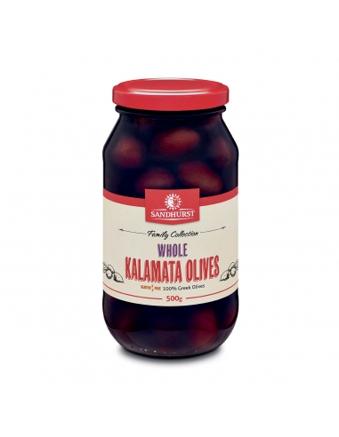 Sandhurst Whole Kalamata Olives 500g x 1
