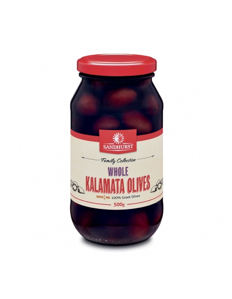 Sandhurst Whole Kalamata Olives 500g x 1