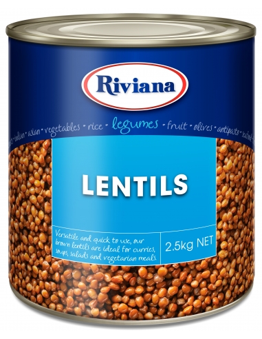 リヴィアナレンズ豆2.5kg x 6