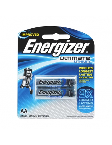 Energizer Lithium Aa 2 Pk x 1