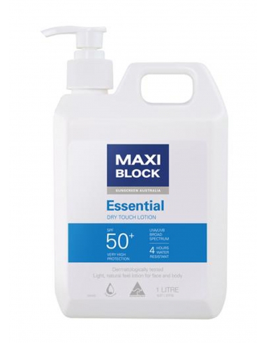 Maxi Block Spf50+ Sunscreen Pump 1l x 1