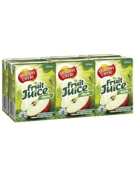 Golden Circle Apple Juice 6 by 200ml x 1