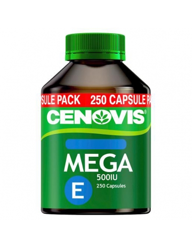 Cenovis Mega E Capsules 500mg 250 Pack x 1