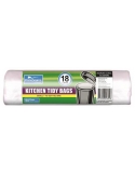 Cast Away Kitchen Tidy Bags Roll Small 50 Pack 18 Litre 450 by 540 mm x 20