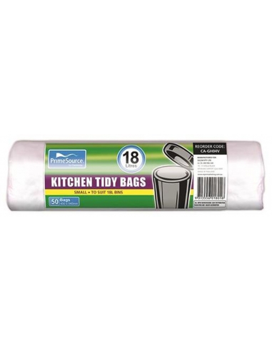 Opruimbare keuken opgeruimde zakjes Roll Small 50 Pack 18 liter 450 bij 540 mm x 20