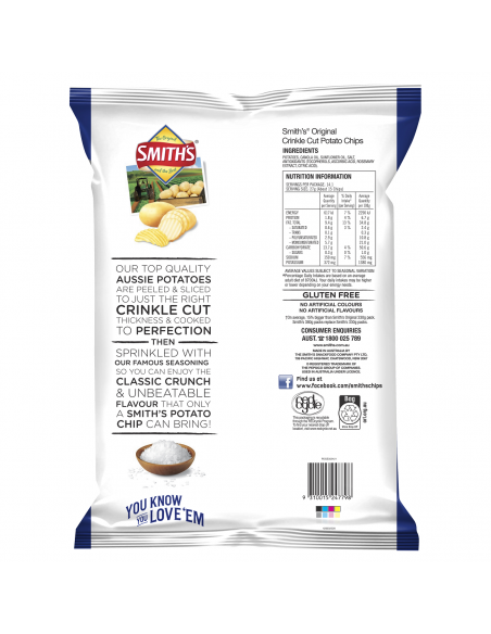 Smiths Plazierung 380g