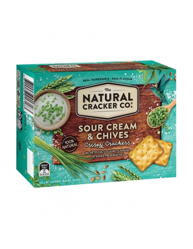 Natural Cracker Sour Cream And Chive 160g x 1