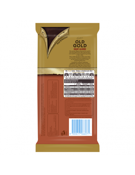 Amande rôtie au vieil or de Cadbury 180g x 14