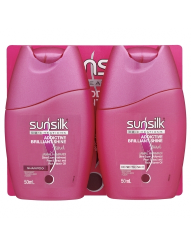Shampoo e balsamo Sunsilk Super Shine 50ml