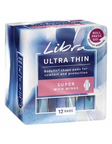 Libra Pad Ultra Thin Sup Wing 12's x 1