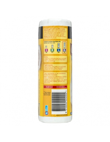 Glad keuken opgeruimd zakje extra groot 20-pack