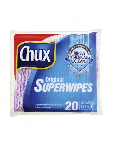 Chux Super Wipes Reg 20's x 1