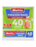 Multix Freezer Bags Large 40\'s x 1