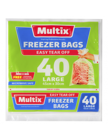 Multix Freezer Bags Large 40's x 1